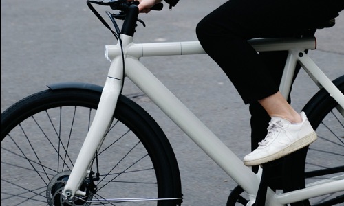close-up of a bicycle
